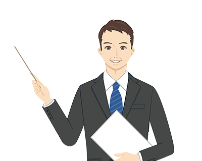 イラスト:頭を抱え困っている男性